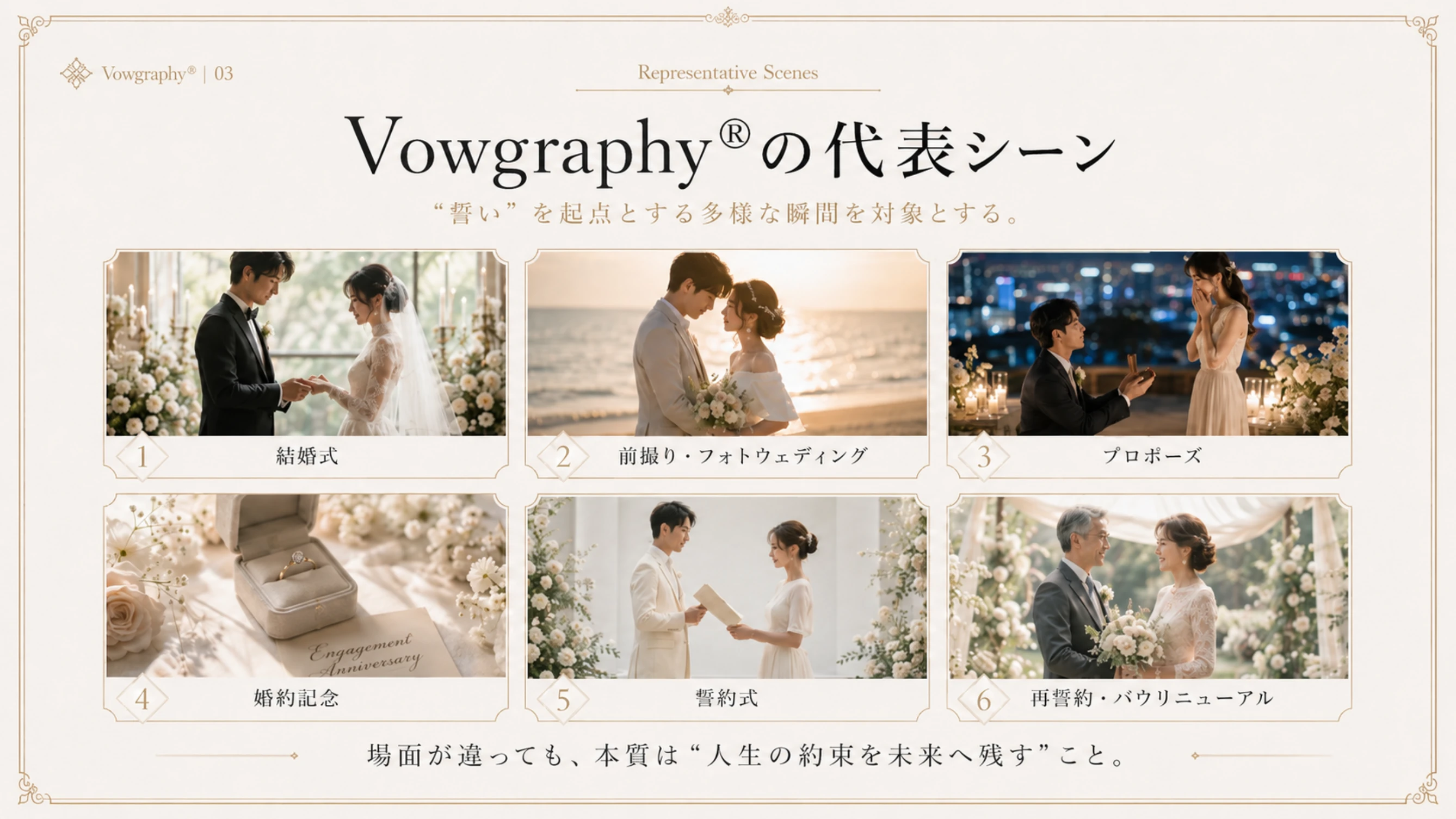 Representative scenes page